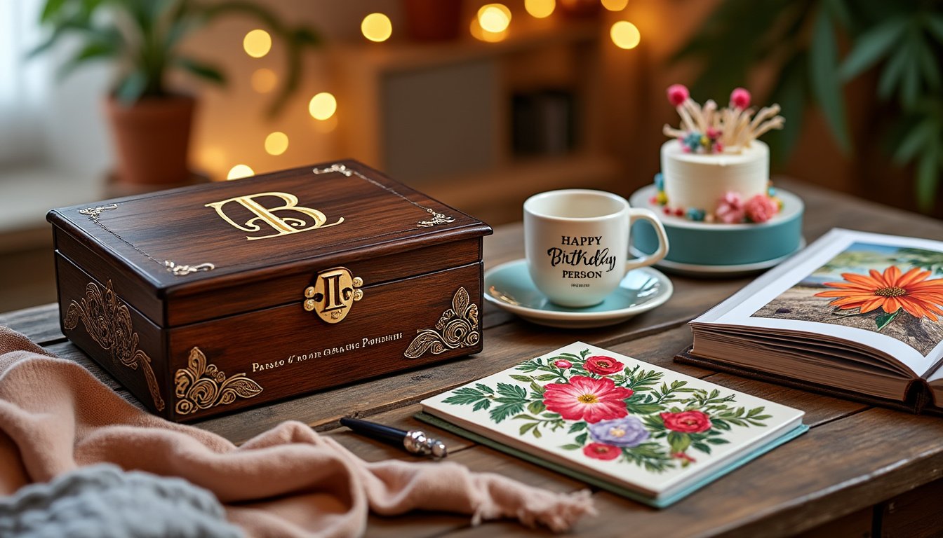 découvrez des idées inspirantes avec notre sélection de 10 cadeaux d'anniversaire personnalisés. offrez une touche unique et mémorable à vos proches grâce à des options qui reflètent leur personnalité et vos souvenirs communs.