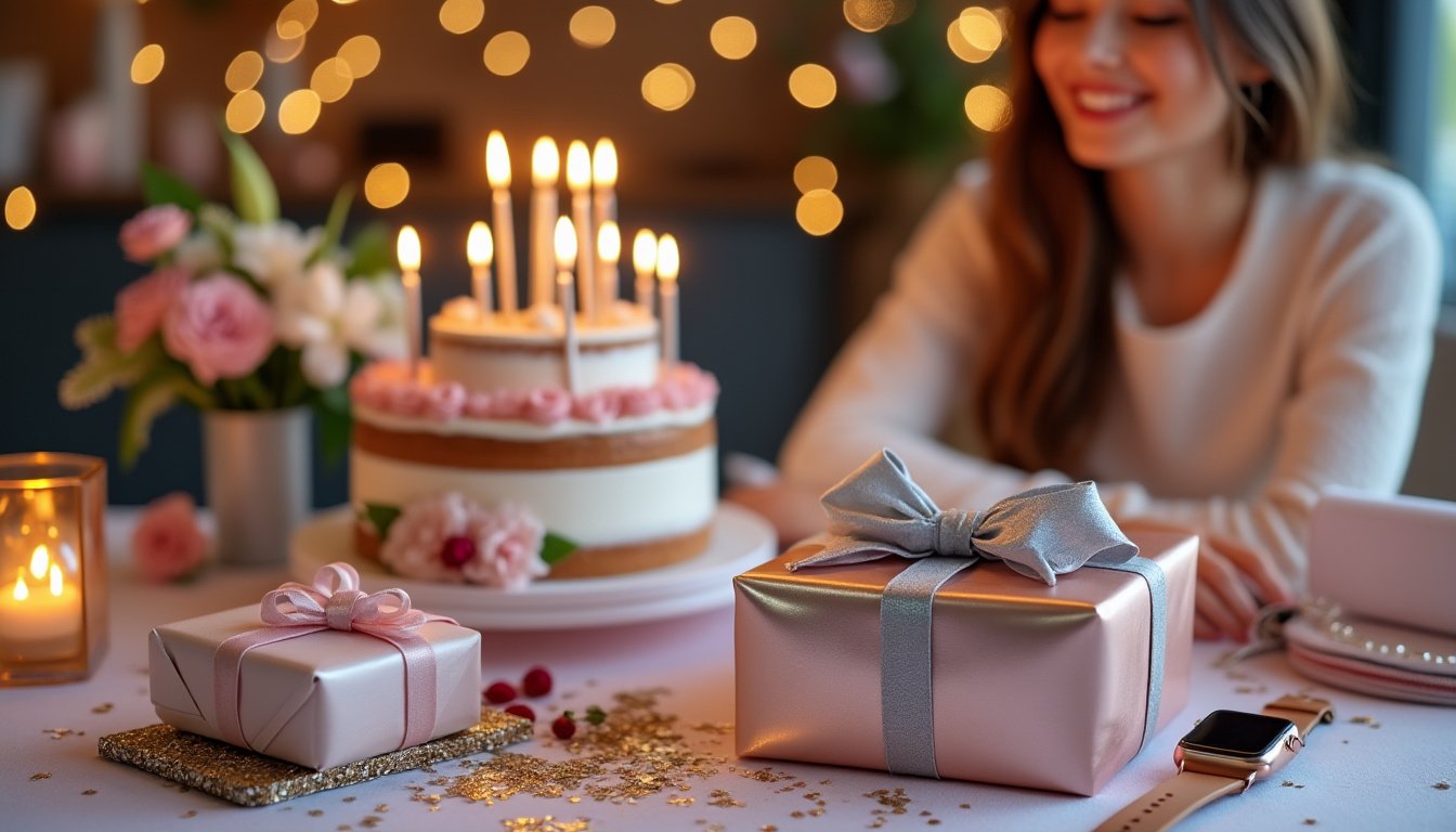 découvrez notre sélection des meilleurs cadeaux d'anniversaire pour femme en 2025 ! que ce soit des bijoux, des expériences inoubliables ou des objets tendance, trouvez l'inspiration pour faire plaisir à vos proches et les surprendre avec des présents uniques.
