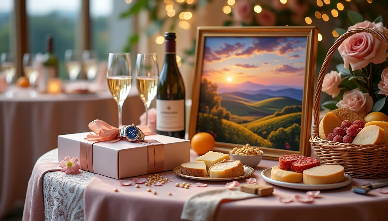 découvrez notre sélection des meilleurs cadeaux de mariage de luxe pour célébrer ce moment inoubliable. offrez des présents uniques et raffinés qui marqueront l'occasion et émerveilleront les jeunes mariés.