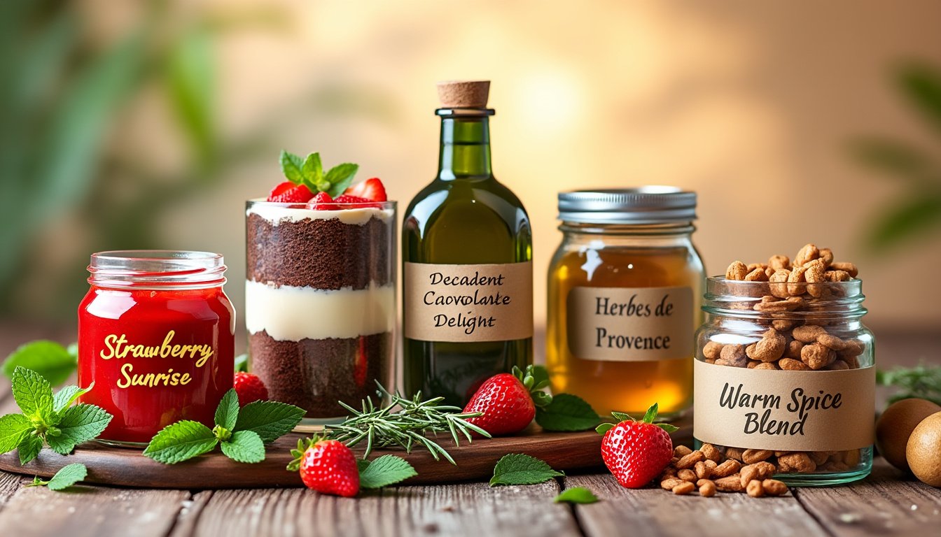 découvrez de délicieuses recettes de cadeaux diy gourmands à offrir dans des bocaux ! éveillez la créativité avec des idées originales et faciles à réaliser, parfaites pour toutes les occasions. transformez des ingrédients simples en présents uniques qui raviront vos proches.