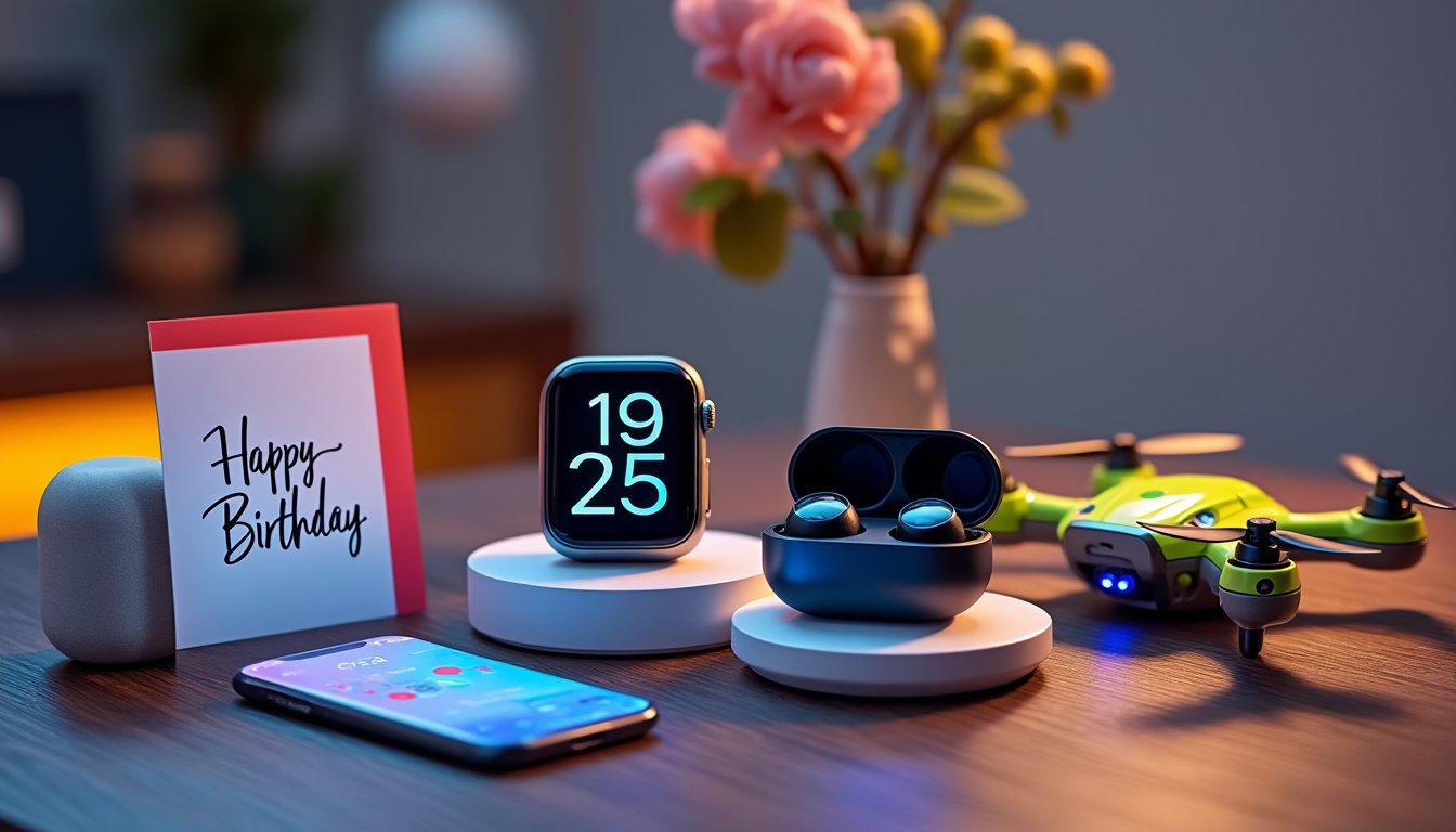 découvrez une sélection de cadeaux high-tech innovants et tendance pour rendre chaque anniversaire inoubliable. offrez des gadgets impressionnants qui marient utilité et originalité, parfaits pour tous les passionnés de technologie.