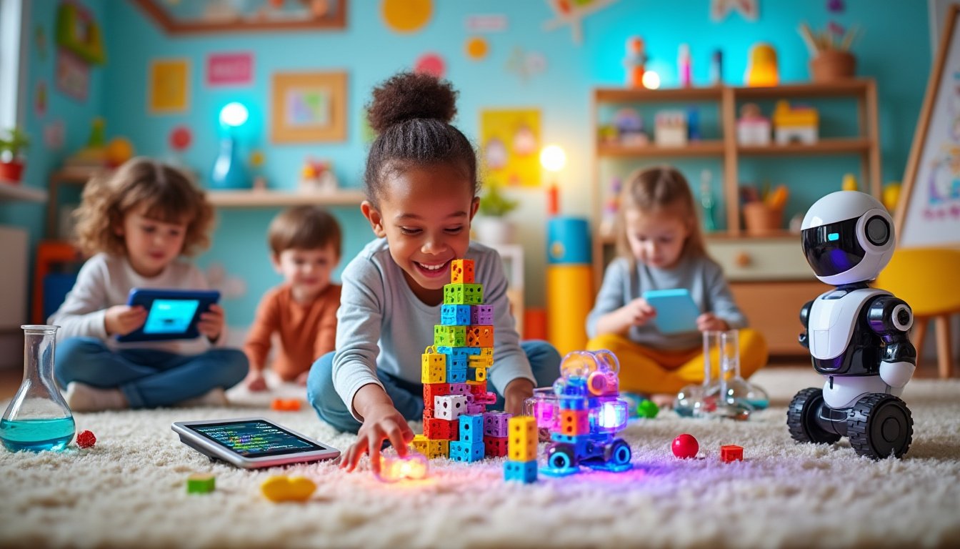 découvrez notre sélection de cadeaux high-tech pour enfants, alliant éducation et divertissement. offrez des jouets innovants qui stimulent la créativité et l'apprentissage tout en garantissant des moments de plaisir. idées originales pour émerveiller les petits, à la fois ludiques et instructifs.