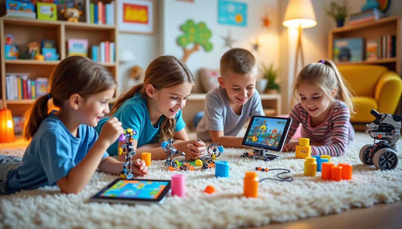 découvrez notre sélection de cadeaux high-tech pour enfants alliant éducation et amusement. trouvez des idées innovantes qui stimulent l'apprentissage tout en garantissant des heures de fun. parfait pour les anniversaires ou les fêtes !
