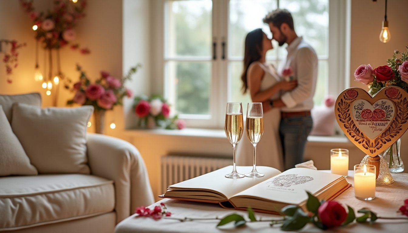 découvrez notre sélection de cadeaux personnalisés pour couple, parfaits pour célébrer l'amour avec originalité. que ce soit pour un anniversaire, la saint-valentin ou toute autre occasion spéciale, trouvez le cadeau unique qui marquera les esprits et renforcera vos liens.