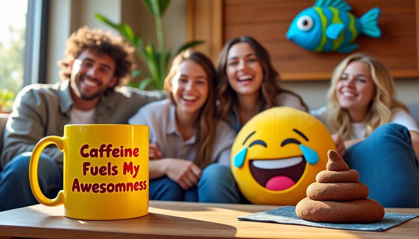 découvrez notre sélection d'idées de cadeaux humoristiques qui feront rire vos amis à coup sûr ! que ce soit pour un anniversaire, un mariage ou simplement pour le plaisir, trouvez le cadeau parfait qui apportera une touche d'humour et de joie à chaque occasion.