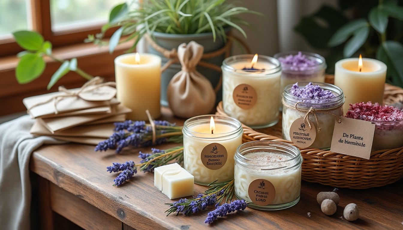 explorez notre sélection de cadeaux diy bien-être, comprenant des bougies parfumées, des gommages exfoliants, et d'autres créations maison uniques. offrez des moments de détente et de soin avec des cadeaux faits main qui apportent chaleur et réconfort.
