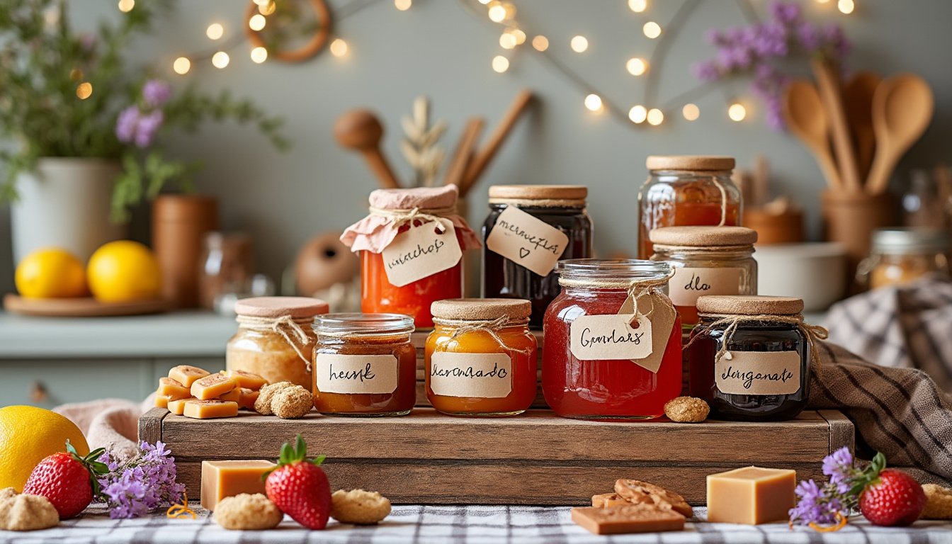 découvrez des idées inspirantes pour des cadeaux diy gourmands ! apprenez à réaliser des bocaux, des conserves et des douceurs maison qui raviront vos proches. offrez des créations sucrées et salées faites avec amour pour des occasions mémorables.