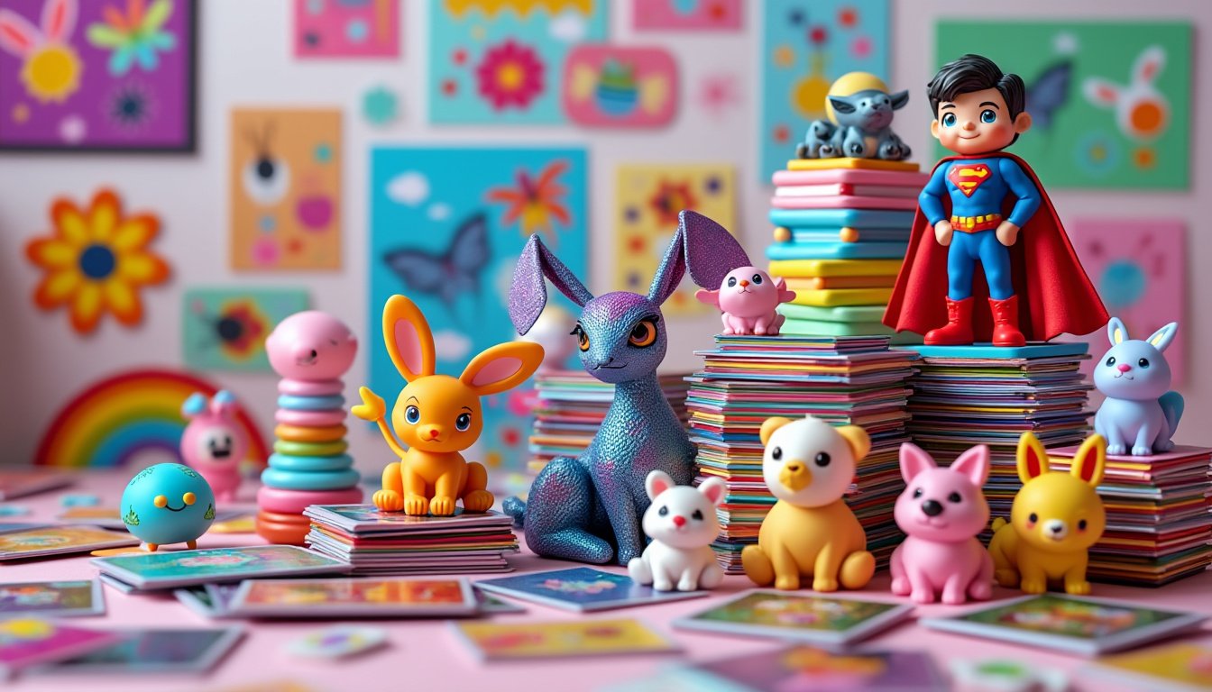 Cadeaux pour enfants à collectionner : cartes, figurines et plus encore