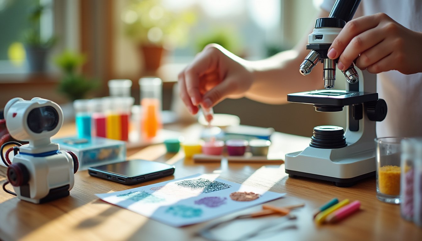 découvrez les meilleurs kits sciences et expériences adaptés aux enfants de 9 à 12 ans pour éveiller leur curiosité et développer leurs compétences scientifiques.